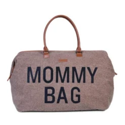 Childhome Sac à langer Mommy Bag Teddy Soft Brown