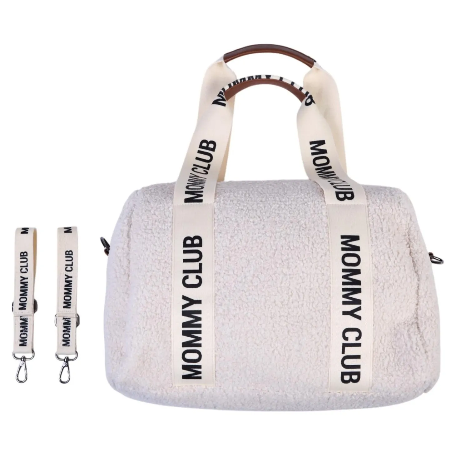 Childhome Sac à Langer Mommy Club Signature Teddy Off White