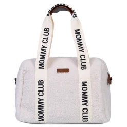 Childhome Sac à Langer Mommy Club Signature Teddy Off White