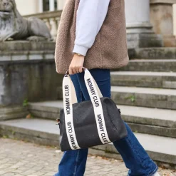 Childhome                    Sac à langer Mommy Club Signature Canvas    Black