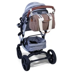 Childhome Sac à Langer Mommy Club Signature Teddy Soft Brown
