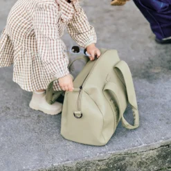 Childhome                    Sac à langer Mommy Club Simili Cuir    Green