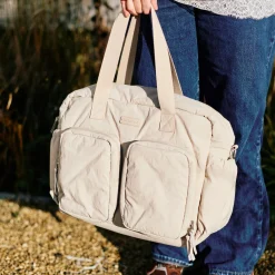 Childhome Sac à Langer + Pochette Mellow Beige