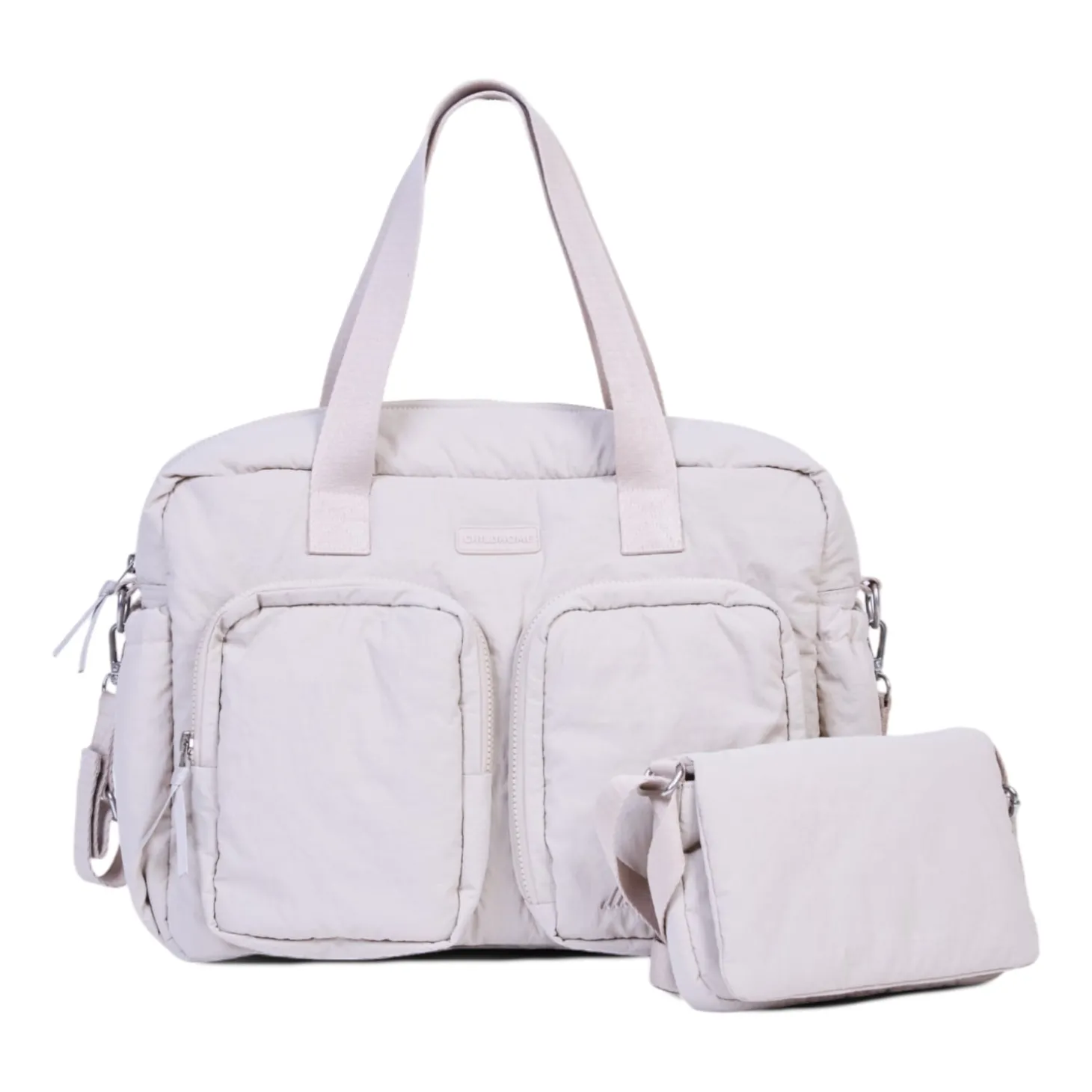 Childhome Sac à Langer + Pochette Mellow Beige