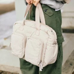 Childhome Sac à Langer + Pochette Mellow Beige