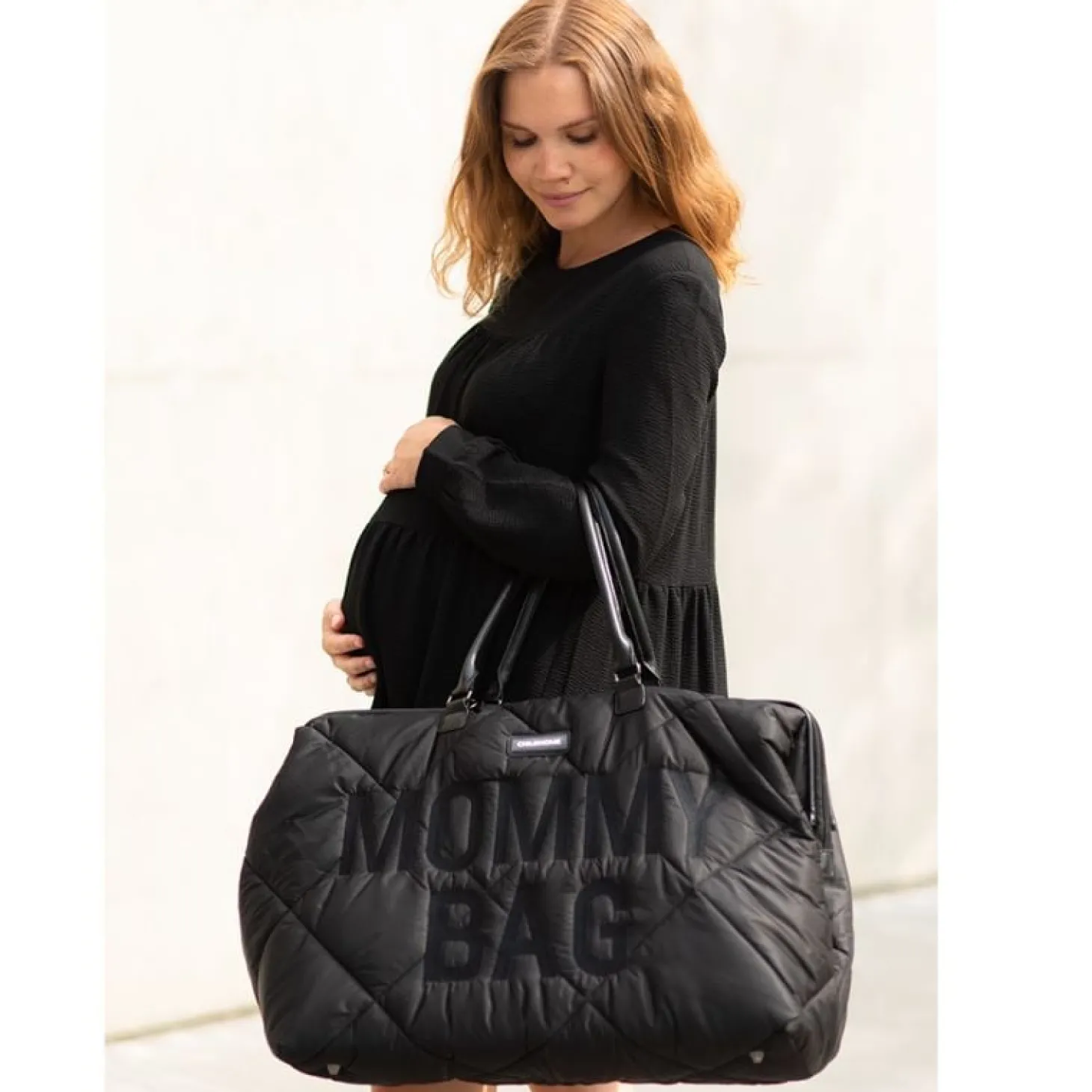 Childhome Sac matelassé Mommy Bag Noir