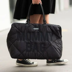 Childhome Sac matelassé Mommy Bag Noir