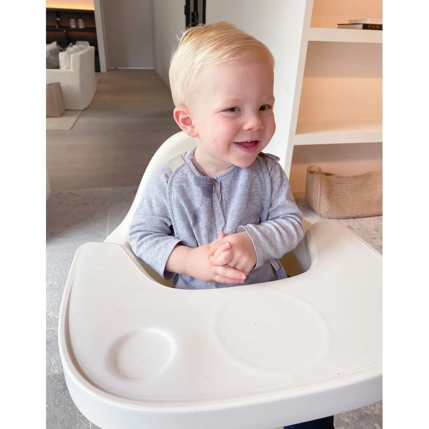 Childhome Set de table en silicone pour chaises hautes Evolu