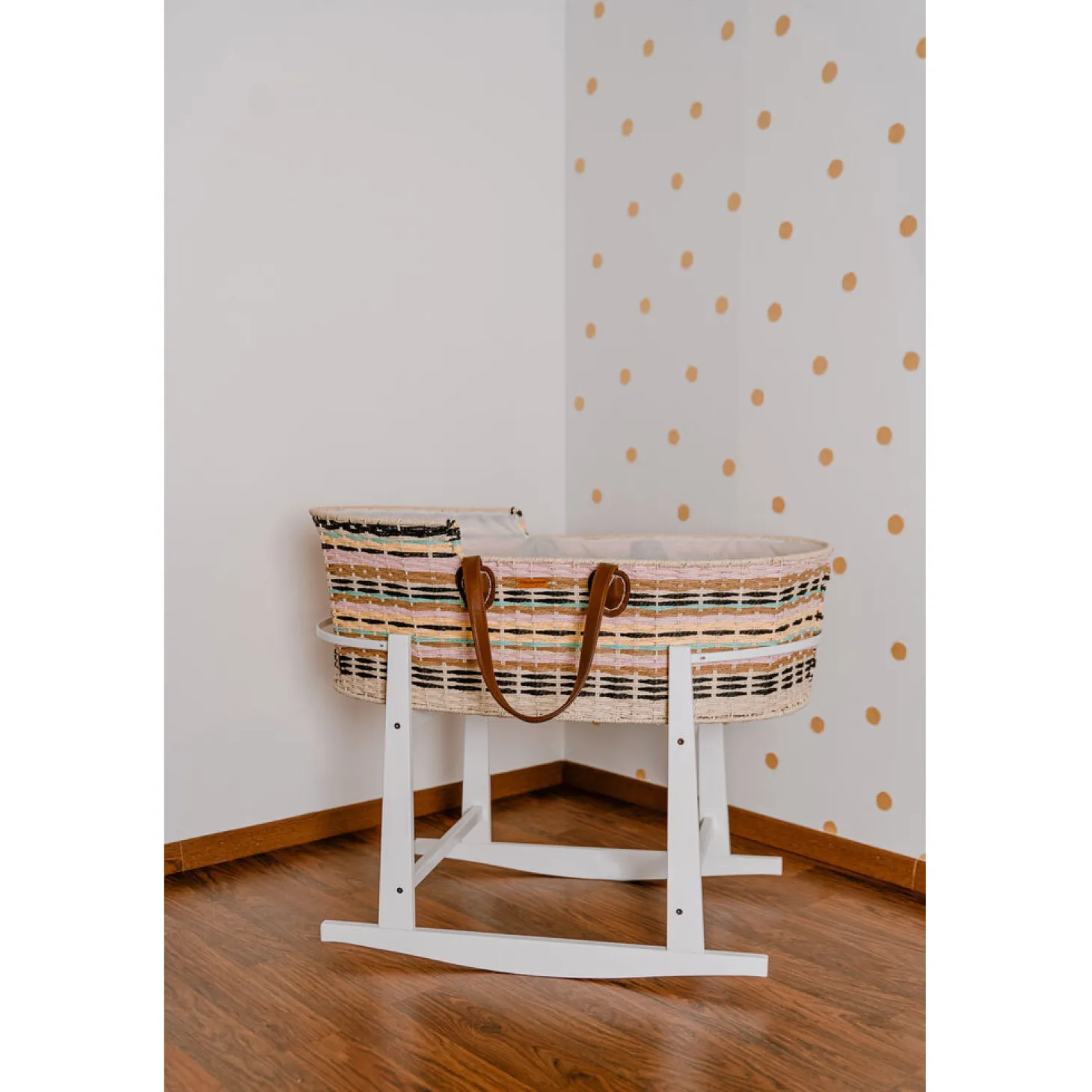 Childhome Support A Bascule Pour Couffin Moise White