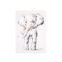 Childhome                    Toile décorative Animaux    Eléphant