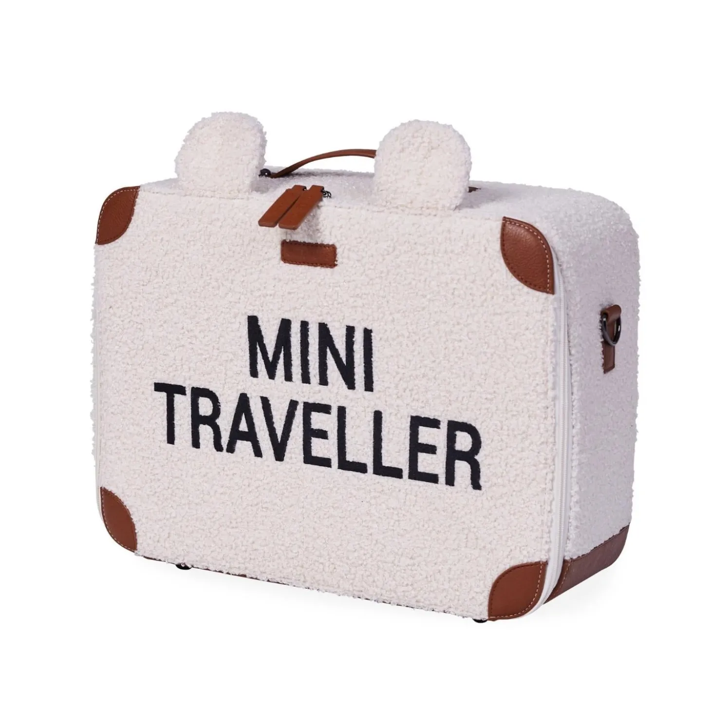 Childhome Valise d'enfant Mini Traveller Teddy Offwhite