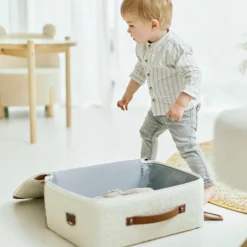 Childhome Valise d'enfant Mini Traveller Teddy Offwhite