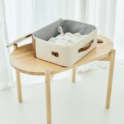 Childhome Valise d'enfant Mini Traveller Teddy Offwhite