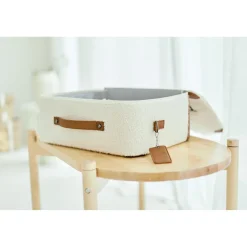 Childhome Valise d'enfant Mini Traveller Teddy Offwhite