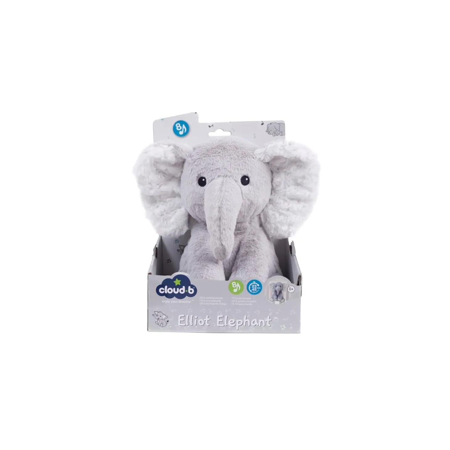 Cloud b Elliot Elephant™ Gris