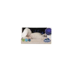 Cloud b Peluche veilleuse à projections étoilées Dream Buddies Patch Puppy Beige