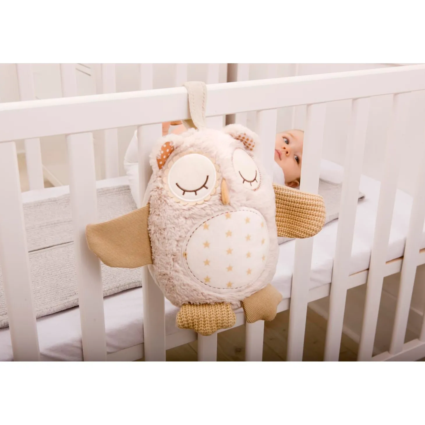 Cloud b Peluche veilleuse Sleep Smart Sensor Chouette