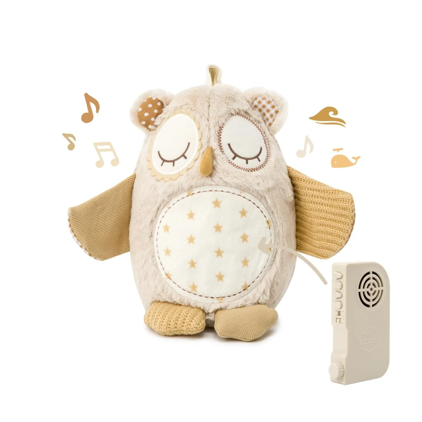 Cloud b Peluche veilleuse Sleep Smart Sensor Chouette
