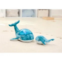 Cloud b Peluche veilleuse Tranquil Whale Blue Family