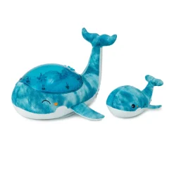 Cloud b Peluche veilleuse Tranquil Whale Blue Family
