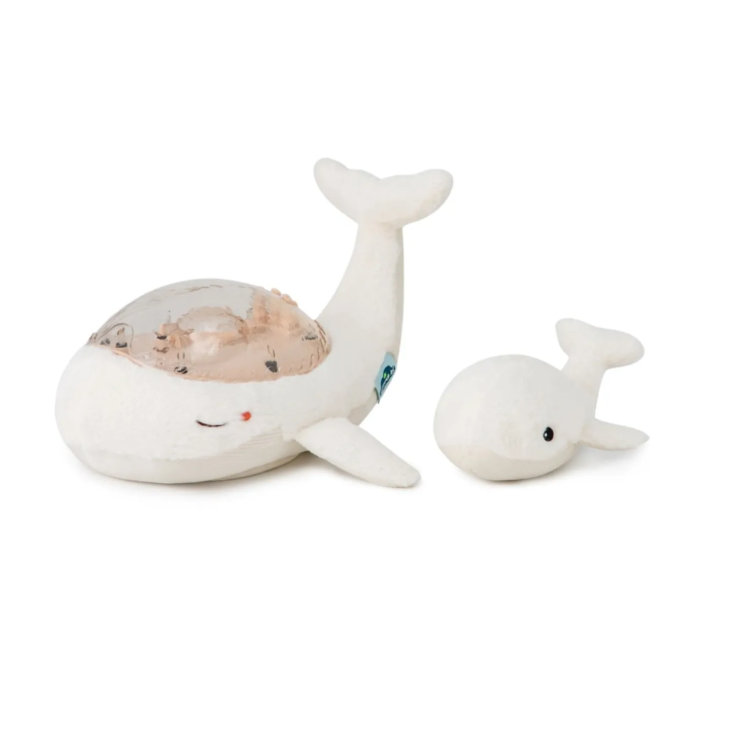 Cloud b Peluche veilleuse Tranquil Whale White Family