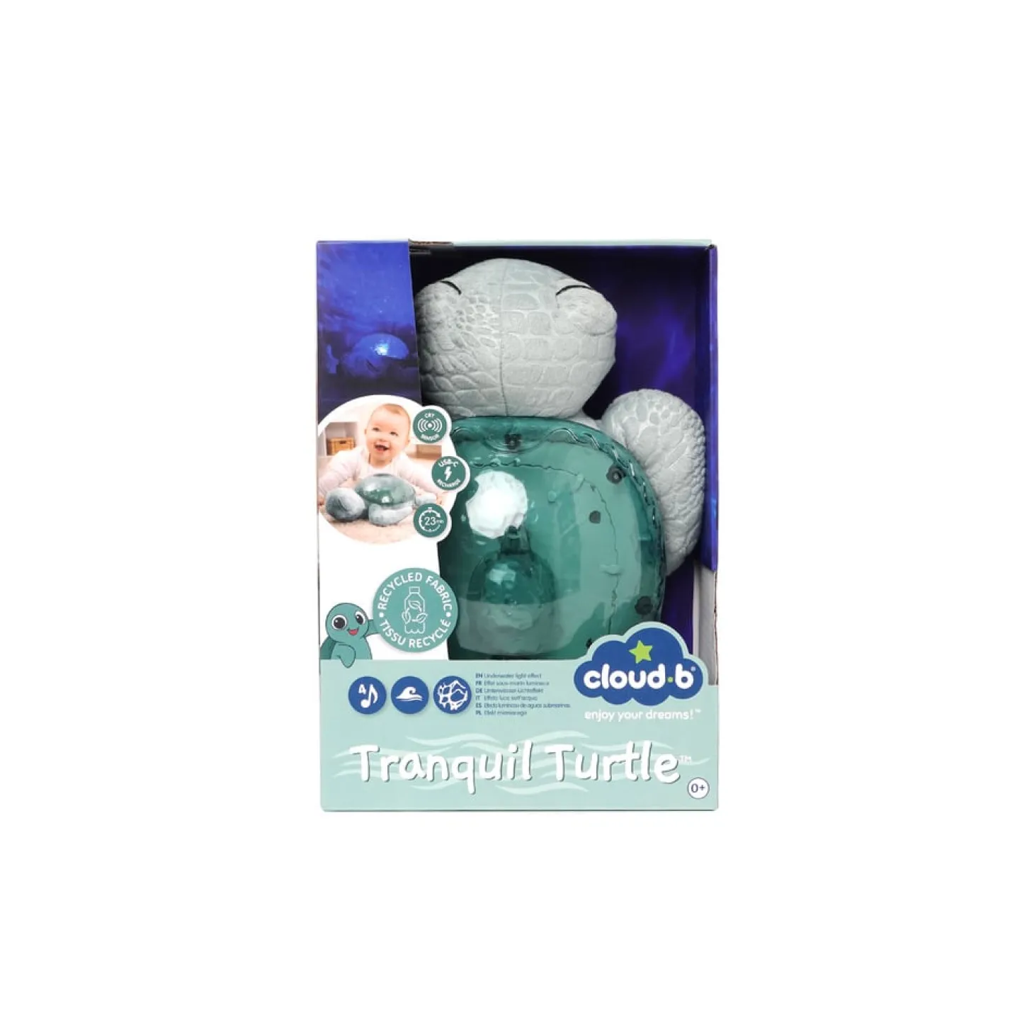 Cloud b Tranquil Turtle (Rechargeable) Green