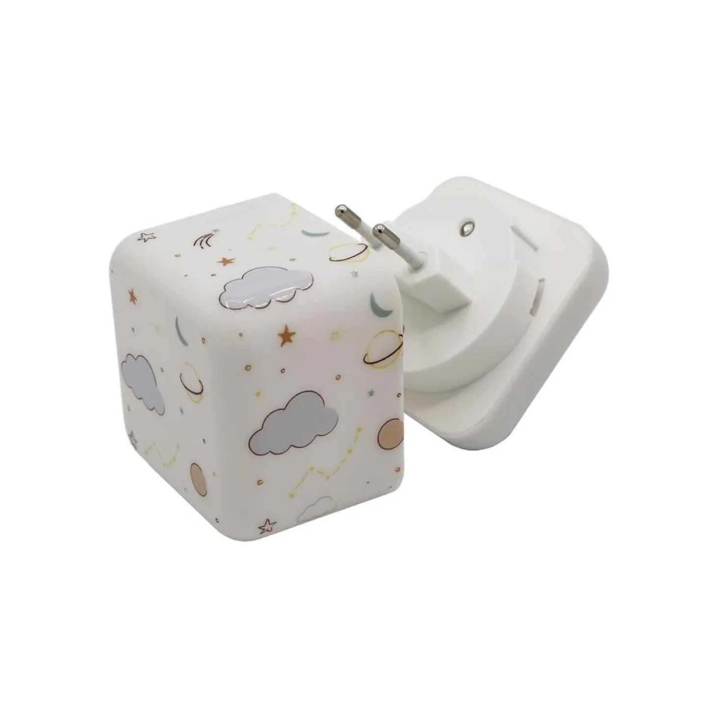 Cloud b Veilleuse Cube B Espace Multicolore
