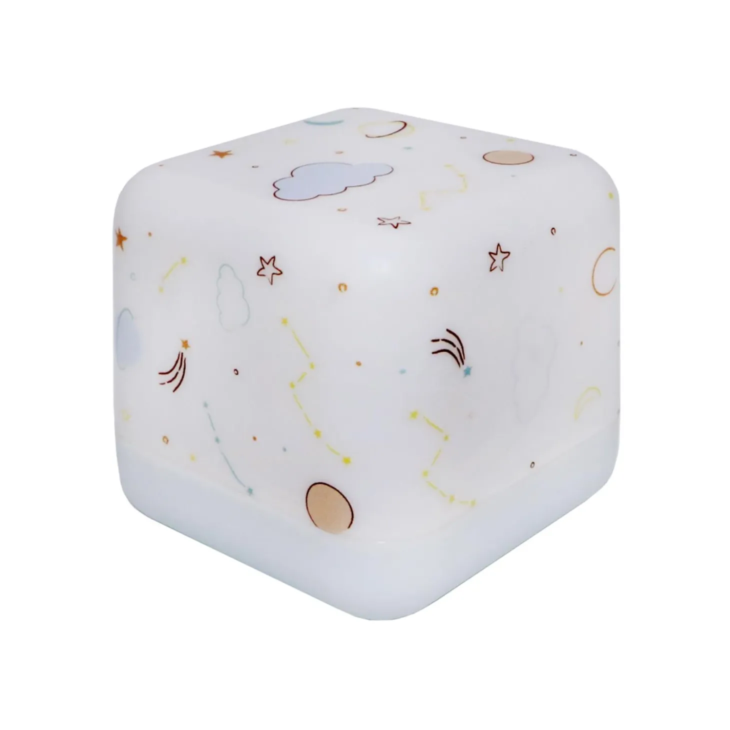 Cloud b Veilleuse Cube B Espace Multicolore