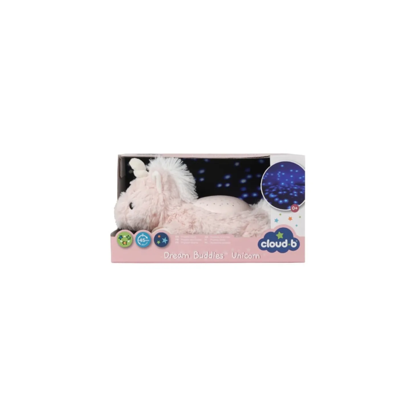 Cloud b Veilleuse mini Licorne Dream Buddies Rose Pâle