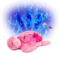 Cloud b Veilleuse projection musicale Tranquil Turtle Rose