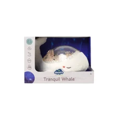 Cloud b Veilleuse Tranquil Whale Rechargeable Blanc