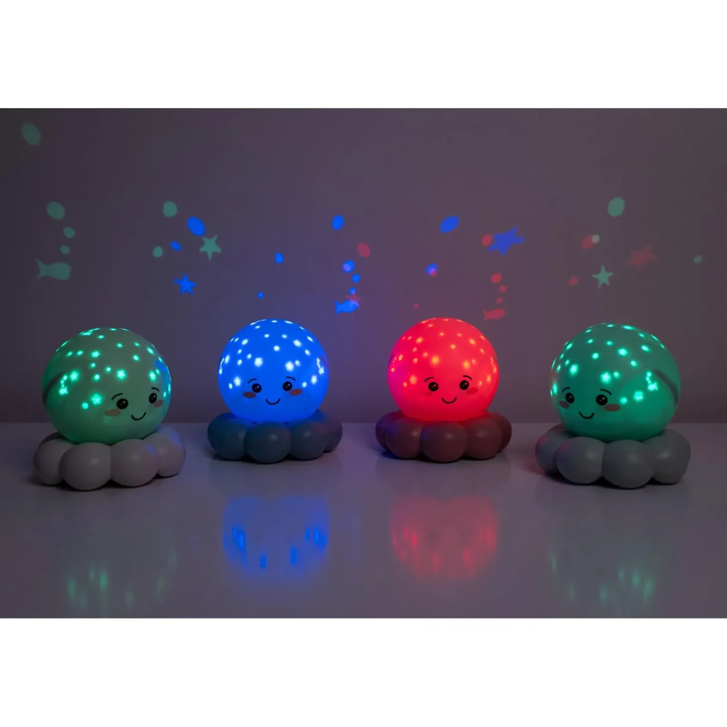 Cloud b Veilleuse Twinkles To Go Octo Vert Pastel