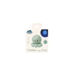 Cloud b Veilleuse Twinkles To Go Octo Bleu Pastel
