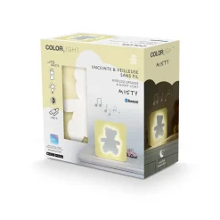 COLORLIGHT                    Veilleuse et enceinte décorative    Ourson