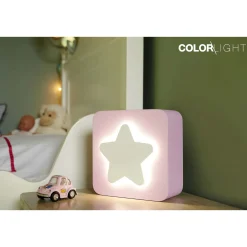 COLORLIGHT Veilleuse et enceinte décorative Etoile