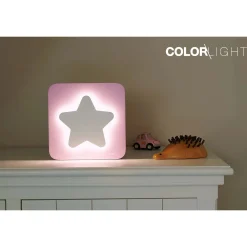 COLORLIGHT                    Veilleuse et enceinte décorative    Etoile