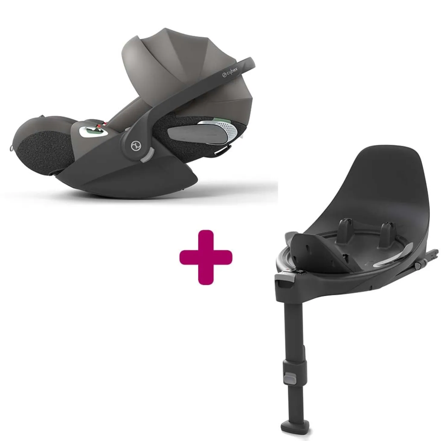 Coque Cloud T i-Size Mirage Grey + base T i-size de Cybex