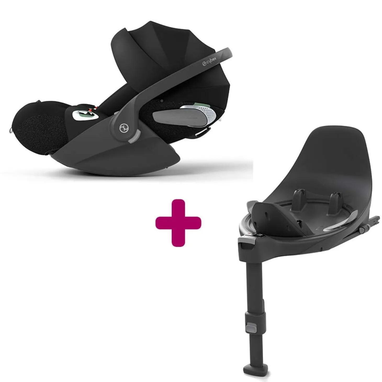 Coque Cloud T i-Size Sepia Black + base T i-size de Cybex