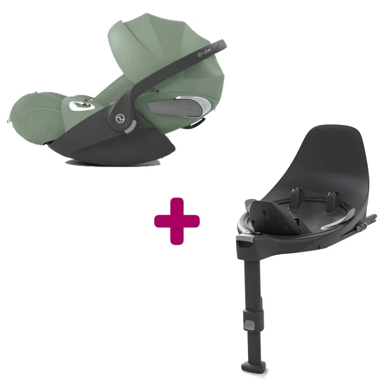 Coque Cloud T i-Size Tissu Plus Leaf Green + base T i-size de Cybex 3 avis