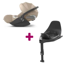 Coque Cloud T i-Size Tissu Plus Cozy Beige + base T i-size                            de Cybex                                                                                                                3 avis
