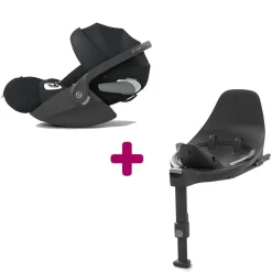 Coque Cloud T i-Size Tissu Plus Sepia Black + base T i-size                            de Cybex                                                                                                                3 avis