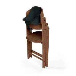 Cybex                    Chaise haute bébé Pliante et Évolutive Pack Click & Fold 3-en-1    All Natural Dark