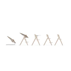 Cybex                    Chaise haute bébé Pliante et Évolutive Pack Click & Fold 3-en-1    All Natural Dark