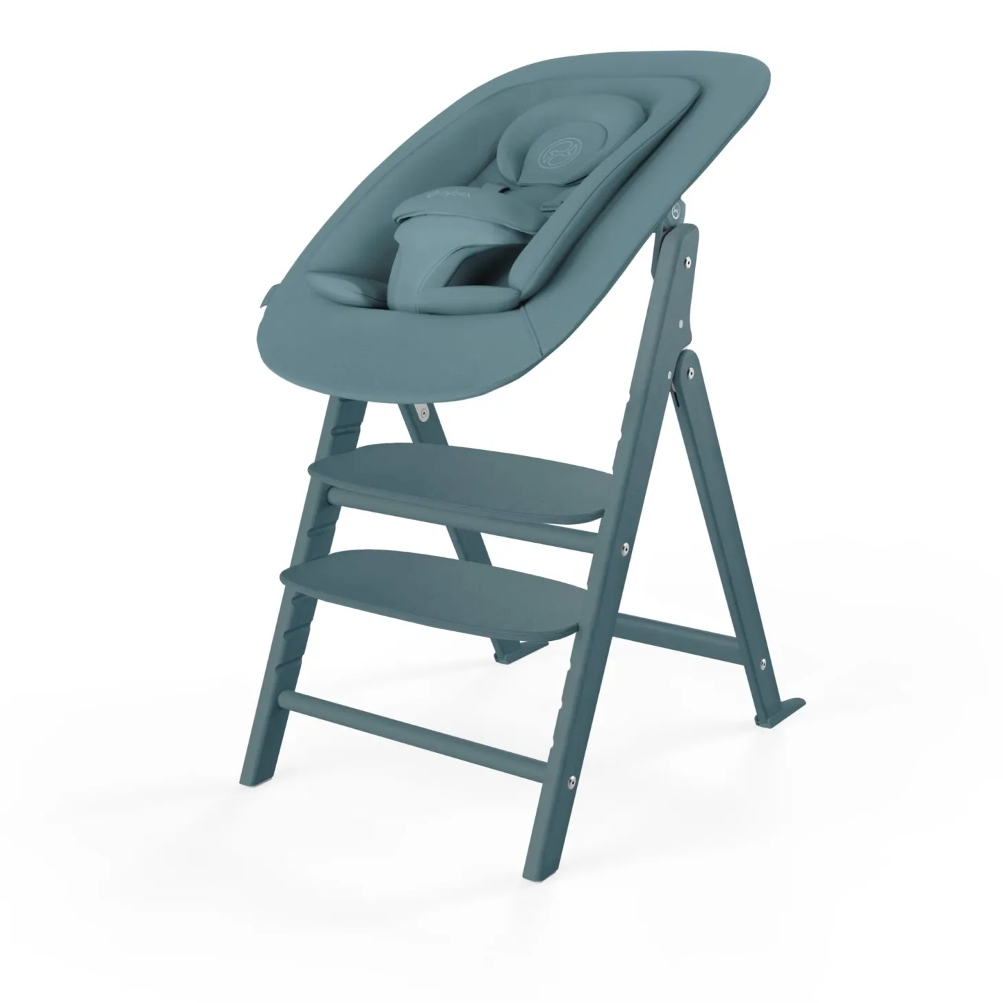 Cybex Chaise Haute Click & Fold 4-en-1 Stone Blue