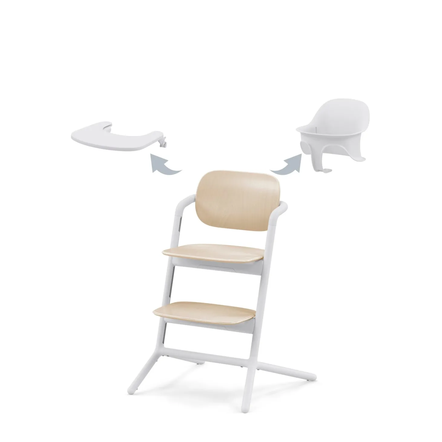 Cybex Chaise haute Lemo 3 en 1 Sand White