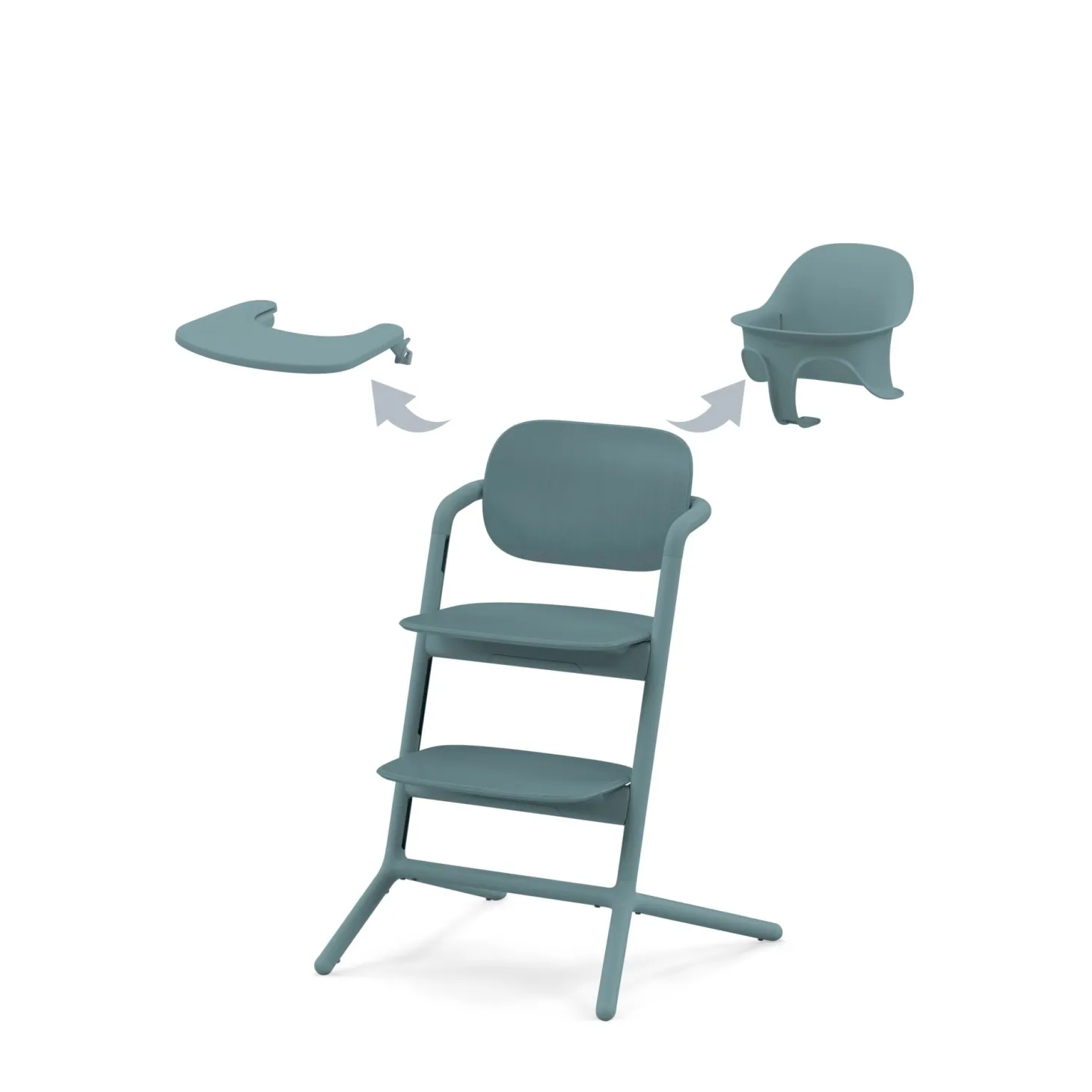 Cybex Chaise haute Lemo 3 en 1 Stone Blue