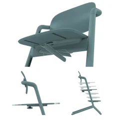Cybex                    Chaise haute Lemo 4 en 1    Stone Blue