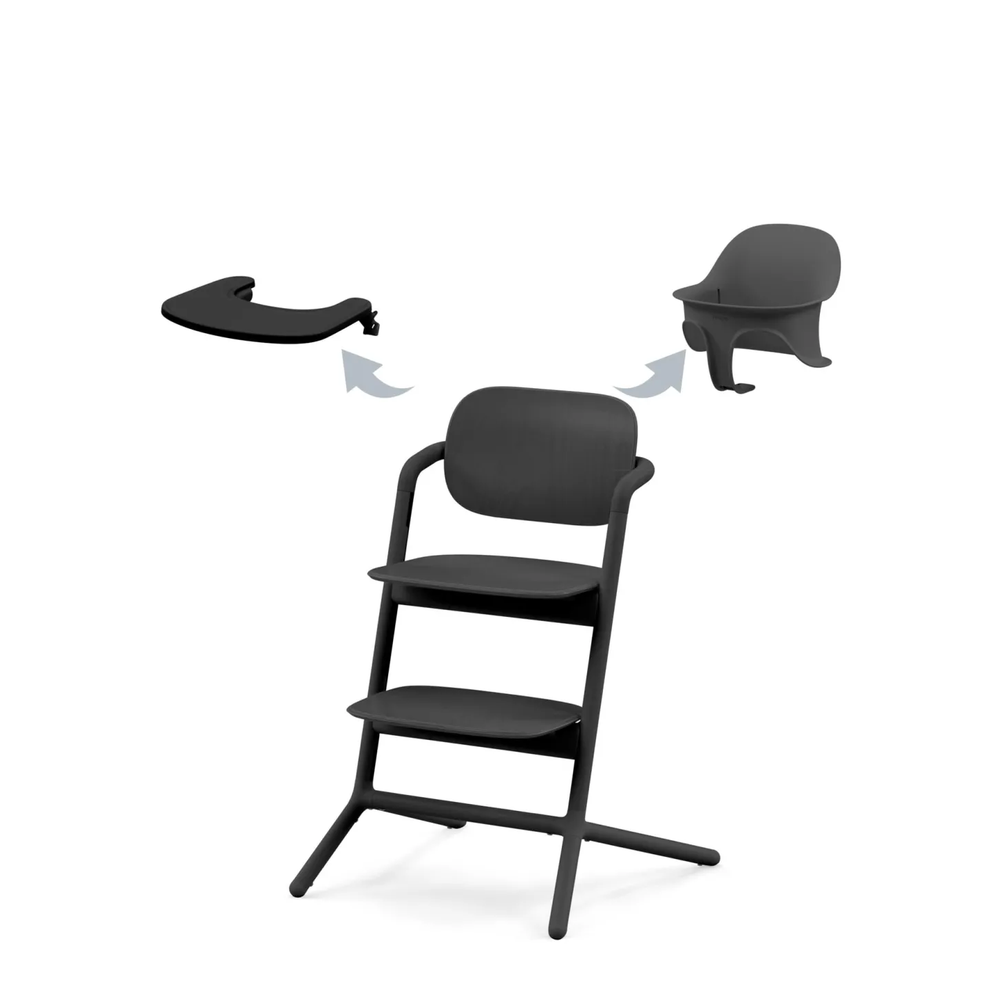 Cybex Chaise haute Lemo 3 en 1 Stunning Black