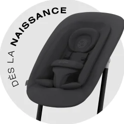 Cybex                    Chaise haute Lemo 4 en 1    Stunning Black