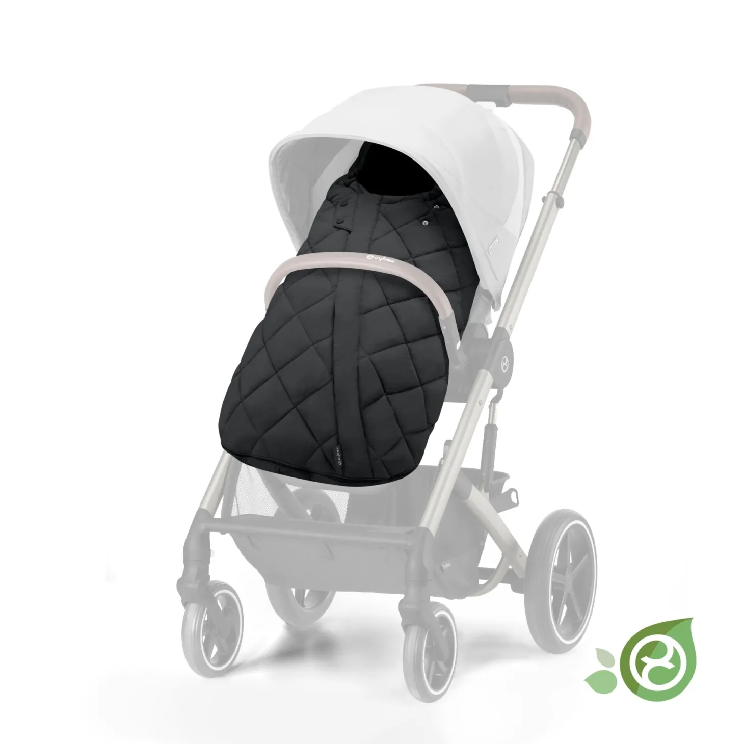 Cybex Chancelière poussette Snogga 2 Moon Black